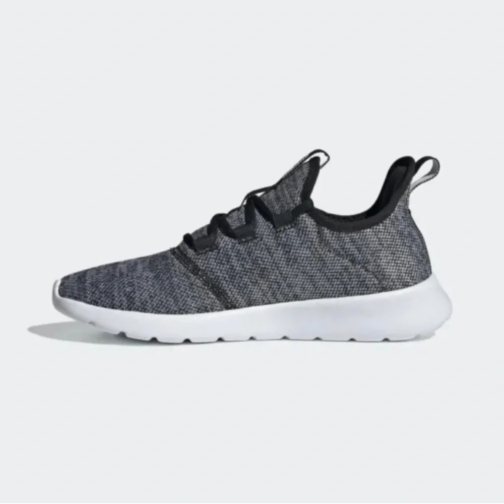 Adidas Running cushioned comfort adjustable fit black cloudfoam Pure 2.0 shoes